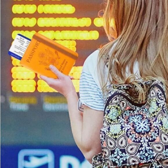 Leather Passport Cover  - Picture 1 of 5